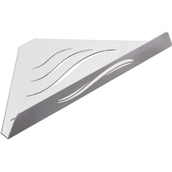 Полка в ванную Laris Wave L 78000006 (30x15 см, настенная, угловая), фото 