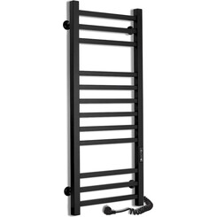 Электрический полотенцесушитель Laris Зебра Имидж ЧКЧ12 R3 73207655 (350x900, черный матовый, правый, с таймером), фото 