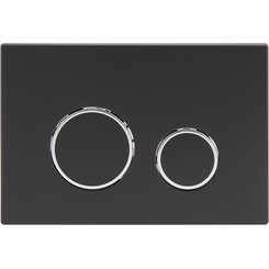 Клавиша смыва Qtap Nest QT0111M11V1146MB (черная матовая), Цвет производителя: черный матовый, фото 