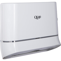 Держатель для бумажных полотенец Qtap Drzak na Rucniky DR600WP (QTDR600WP, белый глянцевый, настенный), фото 