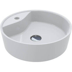 Раковина Miraggio Country Mirasoft 0002284 (41x41 см, біла матова, чаша), Технологія виробництва: Mirasoft Technology, Колір виробника: білий матовий, фото 