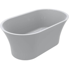 Мраморная ванна Miraggio Helga Miramarble 0002545 (150x85 см, отдельностоящая), Технология производства: Miramarble, Цвет производителя: белый глянец, фото 