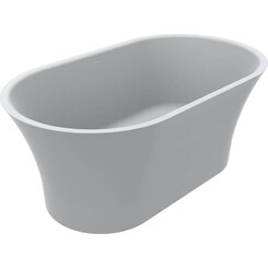 Мраморная ванна Miraggio Helga Miramarble Matt 0002546 (150x85 см, белая матовая, отдельностоящая), Технология производства: Miramarble Matt, Цвет производителя: белый матовый, фото 