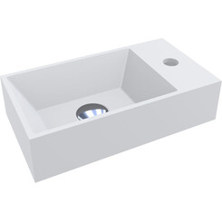 Раковина Miraggio Copper 400 Mirasoft 0001066 (40x22 см, белая матовая), Доступные размеры: 41 x 22, Технология производства: Mirasoft Technology, Цвет производителя: белый матовый, фото 