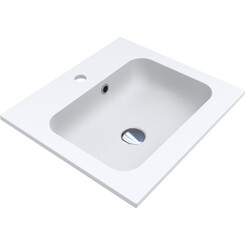 Раковина Miraggio Della 500 Mirasoft 0001068 (50x45 см, белая матовая), Доступные размеры: 50 x 45, Технология производства: Mirasoft Technology, Цвет производителя: белый матовый, фото 