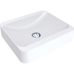 Раковина Miraggio Geneva Mirasoft 0001087 (44x39 см, біла матова), Технологія виробництва: Mirasoft Technology, Колір виробника: білий матовий, фото 