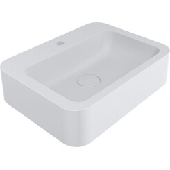 Раковина Miraggio Kelley Miramarble Matt 0000945 (55x41 см, біла матова), Технологія виробництва: Miramarble Matt, Колір виробника: білий матовий, фото 