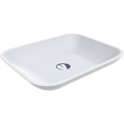 Раковина Miraggio Marteen Mirasoft 0001054 (49x40 см, біла матова, чаша), Технологія виробництва: Mirasoft Technology, Колір виробника: білий матовий, фото 