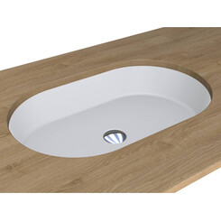 Раковина Miraggio Rome Mirasoft 0001113 (55x35 см, біла матова), Технологія виробництва: Mirasoft Technology, Колір виробника: білий матовий, фото 