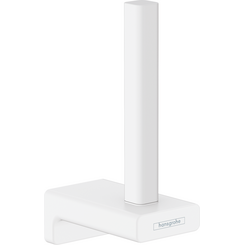 Держатель для туалетной бумаги Hansgrohe AddStoris Matt White 41756700 (белый матовый, для запасного рулона), фото 