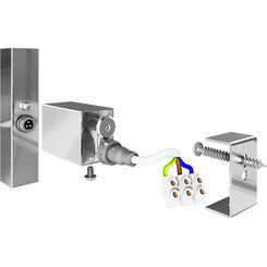 Комплект для скрытого подключения полотенцесушителя Mario 3.0.1000.0.P (4820111356324, под квадратный стояк), фото 