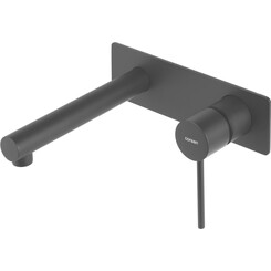 Смеситель скрытого монтажа для умывальника Corsan Lugo Black Matt CMB7515BL (черный матовый, внутренняя часть в комплекте), Цвет производителя: черный матовый, фото 