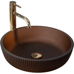 Раковина Rea Jodi REA-U0273 (40 см, коричнева матова, чаша), фото 