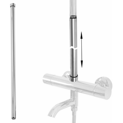 Подовжувач для душового гарнітура Rea Chrome REA-K6654 (615 мм, хром), Колір виробника: хром, фото 