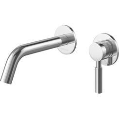 Смеситель скрытого монтажа для умывальника Kohlman Roxin Chrome QW180R (внутренняя часть в комплекте), Цвет производителя: хром, фото 