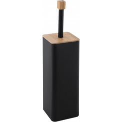 Йоржик для унітазу Yoka Amba Black/Bamboo PD.AMBA-BLK (чорний/бамбук, підлоговий), Колір виробника: чорний, бамбук, фото 