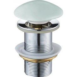 Донный клапан Mexen Klik-Klak Mint Matt MEX-79910-46 (бирюзовая матовая керамика, без перелива), Цвет производителя: бирюзовая матовая керамика, фото 