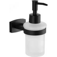 Дозатор для жидкого мыла Mexen Zoja Black MEX-70191388-70 (черный, настенный), Цвет производителя: черный, фото 