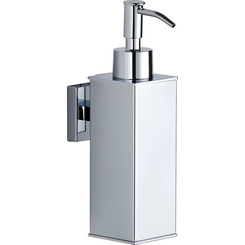 Дозатор для жидкого мыла Mexen Square Chrome MEX-70628-00 (настенный), Цвет производителя: хром, фото 