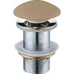 Донный клапан Mexen Klik-Klak Cappuccino Matt MEX-79910-64 (капучино керамика, без перелива), Цвет производителя: капучино матовый карамика, фото 