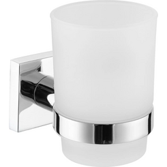 Стакан для зубных щеток Mexen Rufo Chrome MEX-7050938-00 (настенный), Цвет производителя: хром, фото 