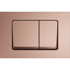 Клавиша смыва Mexen Fenix 10 XS Rose Gold MEX-601005 (розовое золото), Цвет производителя: розовое золото, фото 