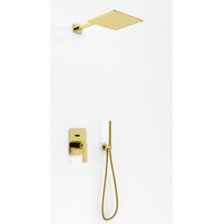 Душевая система скрытого монтажа Kohlman Experience Gold QW210EGDQ30 (золотая), фото 