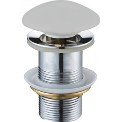 Донный клапан Mexen Klik-Klak Platinum Matt MEX-79910-63 (платиновая матовая керамика, без перелива), Цвет производителя: платиновая матовая керамика, фото 