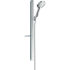 Душевой гарнитур Hansgrohe Raindance Select EcoSmart Chrome 27649000 (с полкой), фото 