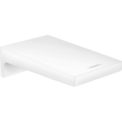 Излив для ванны Hansgrohe Metropol Matt White 32543700 (белый матовый, 21 см, скрытого монтажа, каскад), Цвет производителя: белый матовый, фото 