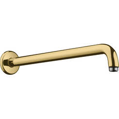 Кронштейн душевой Hansgrohe Polished Gold Optic 27413990 (полированный золотой), фото 