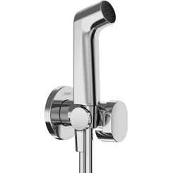 Гигиенический душ с вентилем Hansgrohe S EcoSmart Chrome 29230000 (на холодную воду), фото 