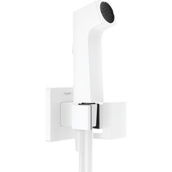 Гигиенический душ с вентилем Hansgrohe S EcoSmart Matt White 29231700 (белый матовый, на холодную воду), фото 