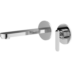 Смеситель скрытого монтажа для умывальника Kohlman Boxine Chrome QW180B (внутренняя часть в комплекте), фото 