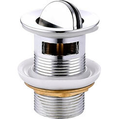 Донный клапан Mexen Klik-Klak Chrome MEX-79923-00 (c переливом), Цвет производителя: хром, фото 