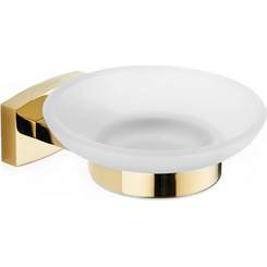 Мыльница Mexen Zoja Gold MEX-7019139-50 (золотая, настенная), Цвет производителя: золото, фото 