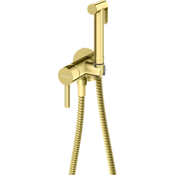 Гигиенический душ со смесителем Kohlman Axel Gold QW135AGD (золотой), Цвет производителя: золото, фото 