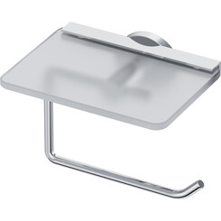 Держатель для туалетной бумаги Am.Pm X-Joy A85A341500 (с полкой), Цвет производителя: хром, фото 