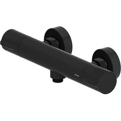 Смеситель для душа с термостатом Damixa Scandinavian Pure 366000300 (черный матовый), Цвет производителя: черный матовый, фото 