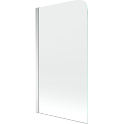 Штора на ванну Mexen Felix Chrome MEX-890-075-001-01-00 (75x140 см, стекло прозрачное, профиль хром), фото 