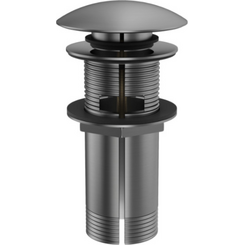 Донный клапан Kohlman Klik-Klak Grafit KOREK EG (графит, с переливом), Цвет производителя: графит, фото 