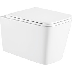 Безободковый подвесной унитаз Imprese Bilovec i11142 (с сиденьем), фото 