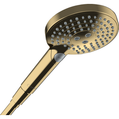 Лейка для душа Hansgrohe Raindance Select S 120 Polished Gold Optic 26014990 (полированная золотая, трехрежимная), фото 