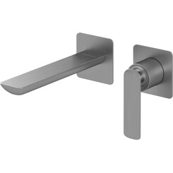 Смеситель скрытого монтажа для раковины Kohlman Experience Grafit QW180EG (графит, внутренняя часть в комплекте), Цвет производителя: графит, фото 