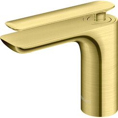 Смеситель для раковины Kohlman Experience Brushed Gold QB100EGDB (брашированное золото), Цвет производителя: брашированное золото (матовое), фото 