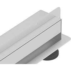 Душевой трап Mexen Flat Wall 2в1 Chrome MEX-1030080 (80 см, нержавейка), Цвет производителя: нержавейка, Доступные размеры: 80, фото 