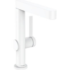 Смеситель для умывальника Hansgrohe Finoris Matt White 76060700 (белый матовый, с донным клапаном), Цвет производителя: белый матовый, фото 