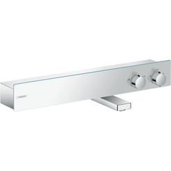 Смеситель для ванны с термостатом Hansgrohe ShowerTablet Chrome 13109000 (с полкой), фото 