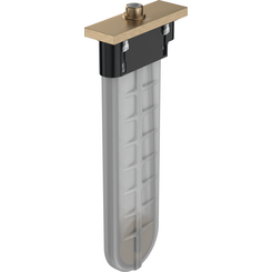 Шланг скрытого монтажа Hansgrohe SBox Square Brushed Bronze 28010140 (брашированный бронзовый), Цвет производителя: брашированная бронза, фото 