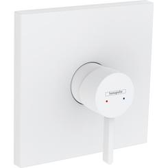 Внешняя часть смесителя скрытого монтажа для душа Hansgrohe Finoris Matt White 76615700 (белый матовый), фото 